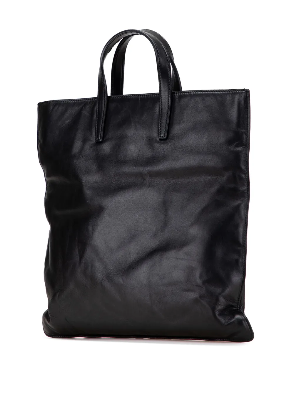 LOEWE　オールレザー　アナグラムロゴ　ハンドバッグ　TOLEDO Loewe Pre-Owned 2010-2025 レザーアナグラム フラット