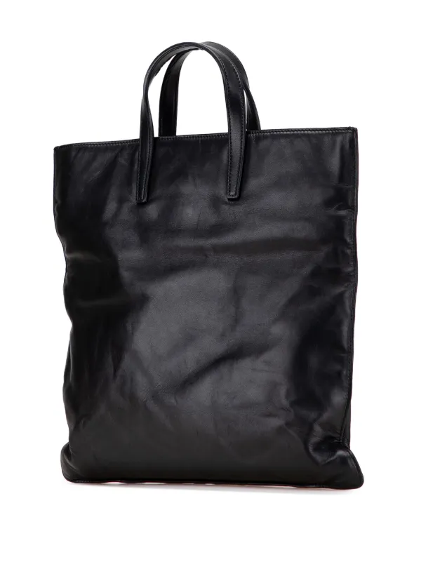 LOEWE ハンドバッグ　アナグラム　ナッパレザー　ブラック LOEWE ロエベ アナグラム ナッパレザー ハンドバッグ