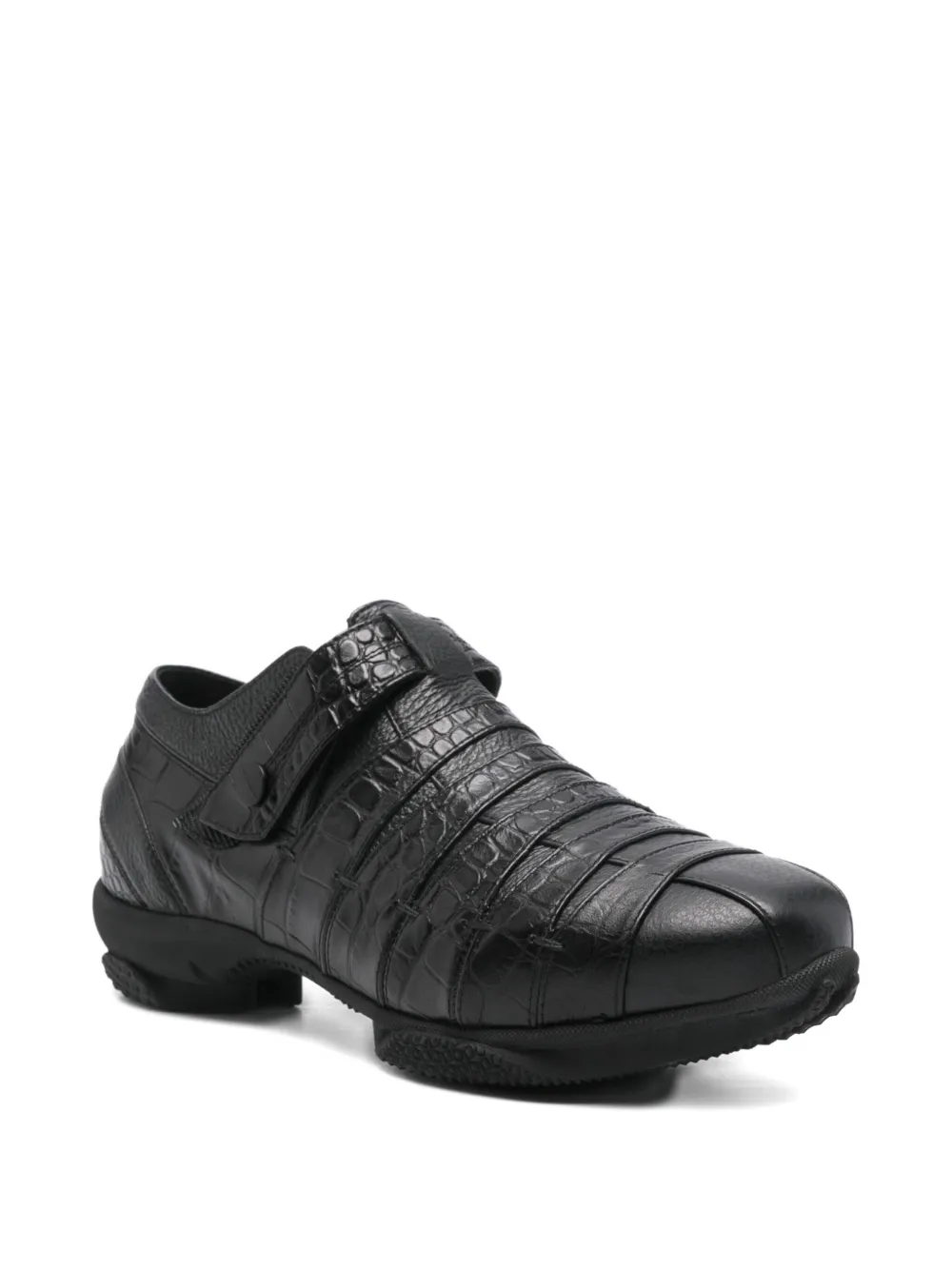 Kiko Kostadinov Leather Loafers In Black