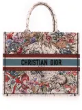 Christian Dior Pre-Owned 2021 Large Embroidered Canvas Zodiac Book tote bag - Brown