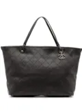 CHANEL Pre-Owned 2014 XL Quilted Caviar Shopping Fever tote bag - Black