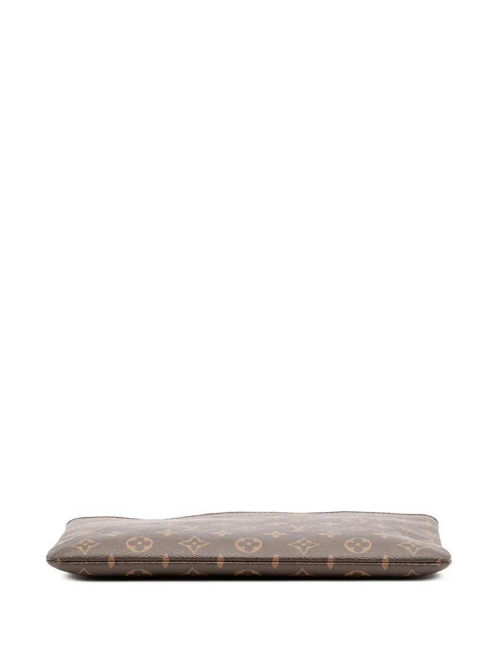 Pre-owned Louis Vuitton 2019 Monogram Daily Pouch Clutch Bag In Brown