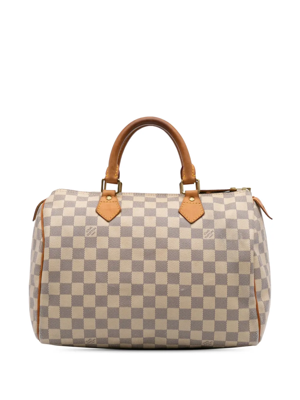 Louis Vuitton Pre-Owned 2000-2025 ダミエ アズール スピーディ 30 ボストンバッグ - ホワイト Louis Vuitton Pre-Owned 2000-2025 ダミエ アズール スピーディ 30 ボストンバッグ - ホワイト