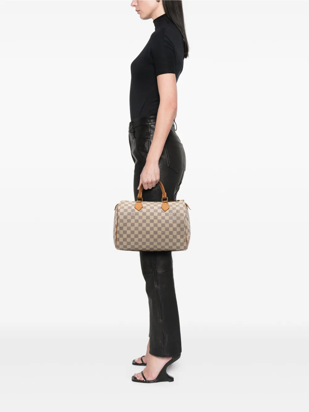 Louis Vuitton Pre-Owned 2000-2025 Damier Azur Speedy 30 boston bag | Pre-Owned | Image 2