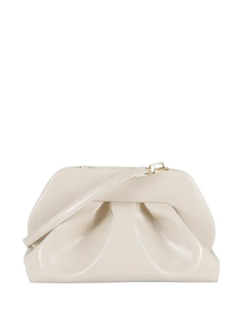 Themoirè Tia pleated clutch bag