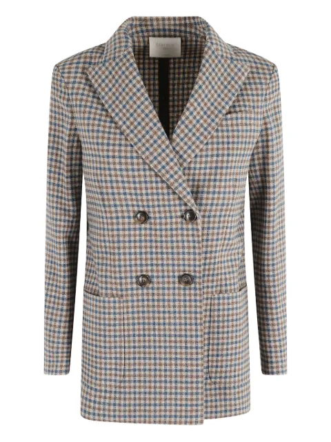 Circolo 1901 blazer con motivo de cuadros gingham