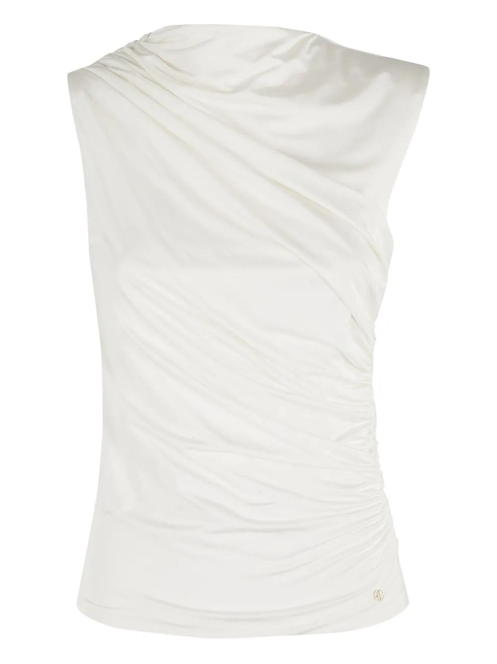 ANINE BING draped top - White