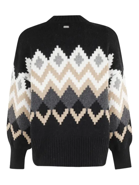 Barbour Cecelia chevron-pattern sweater