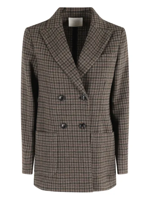 Circolo 1901 checked double-breasted blazer 