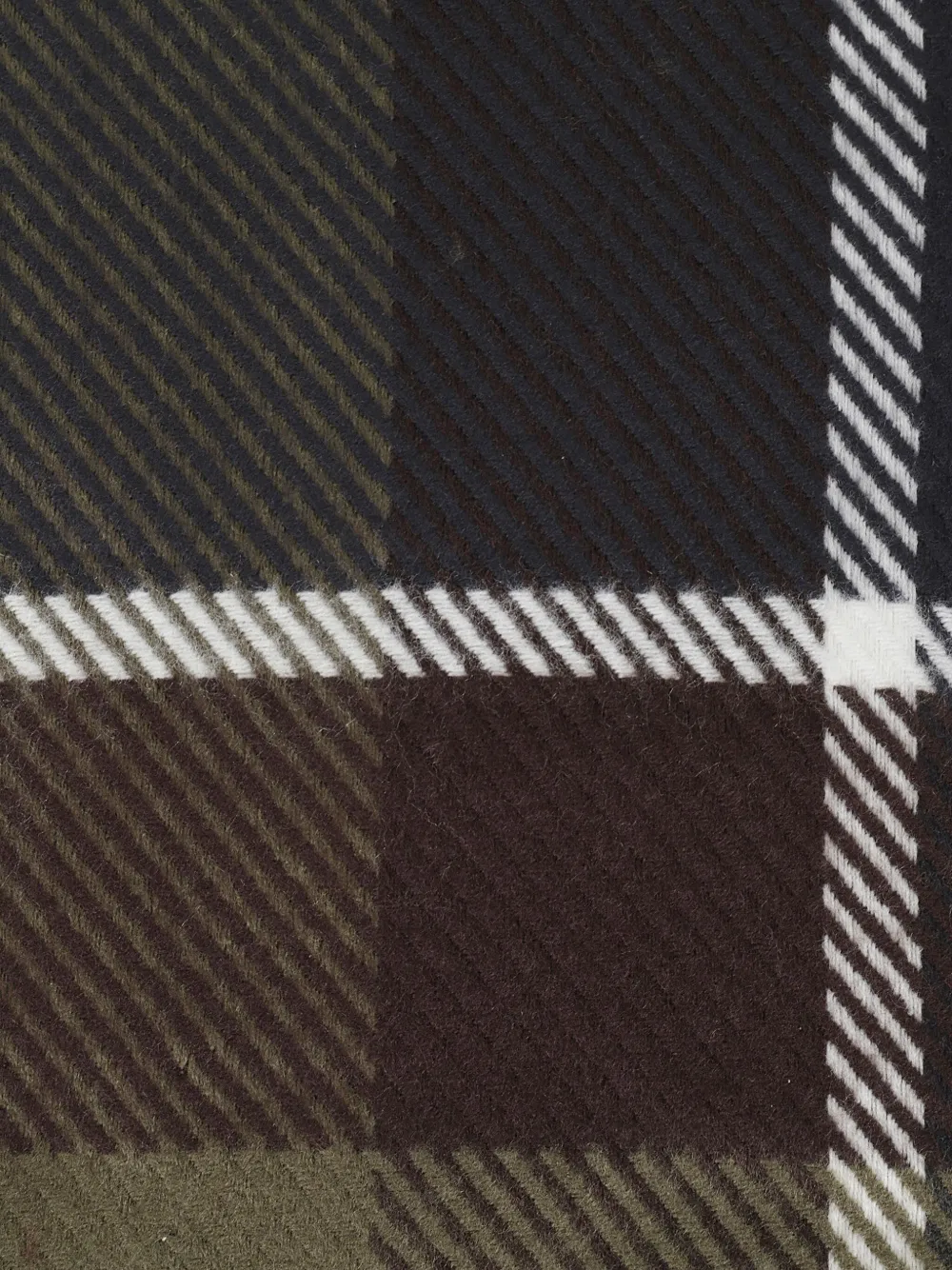 Barbour tartan fringed scarf - Bruin