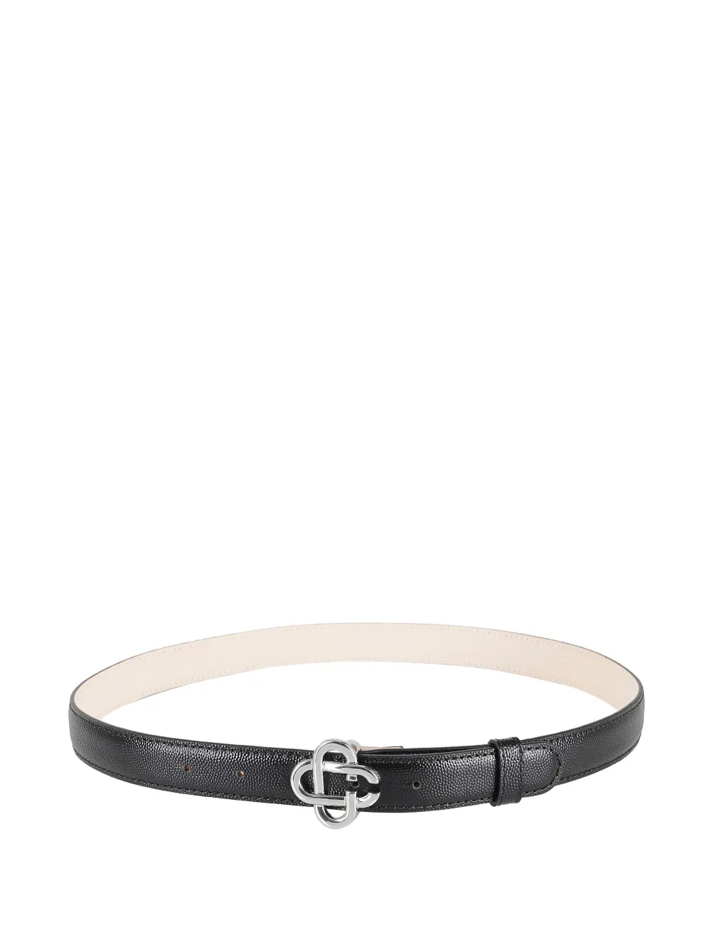 Casablanca logo-buckle belt - Zwart