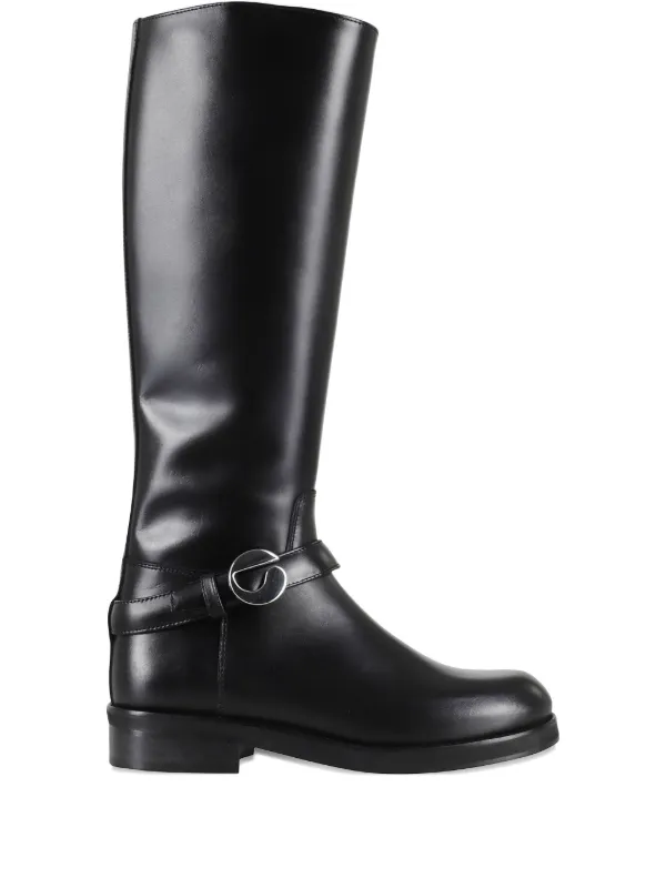 Coperni Cavalier Leather Knee-high Boots in Black
