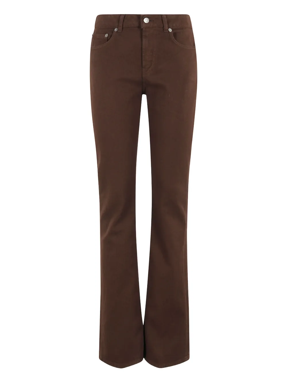 Dondup Flared Jeans In Brown