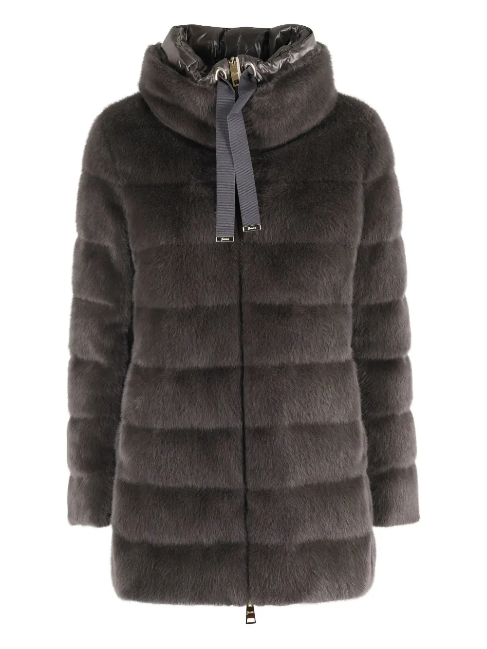 Herno quilted high-neck coat | Brown | Image 1