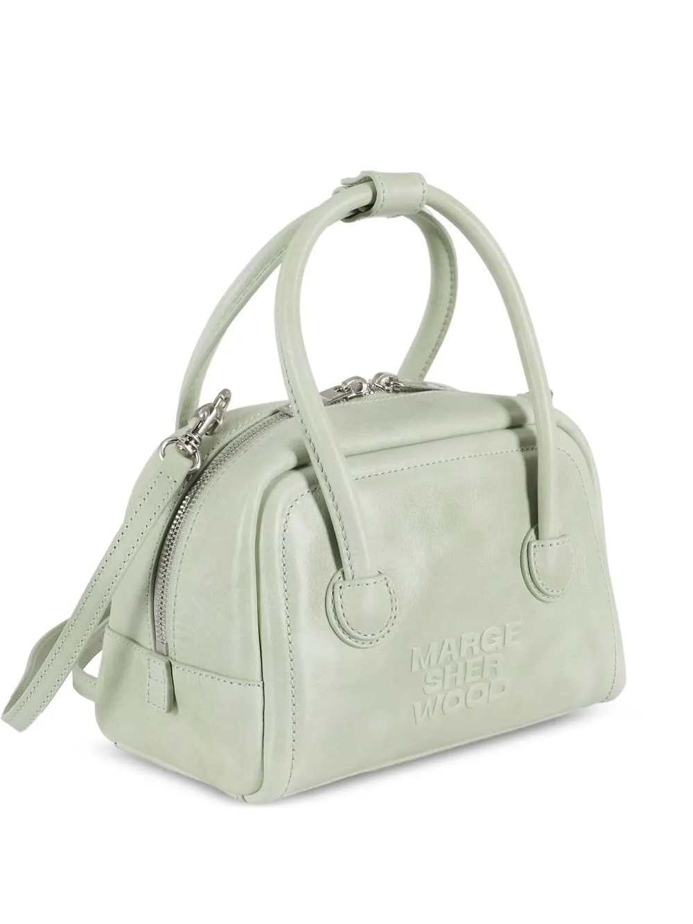 Marge Sherwood top-handle logo-plaque clutch bag | Mini Bags | Image 2