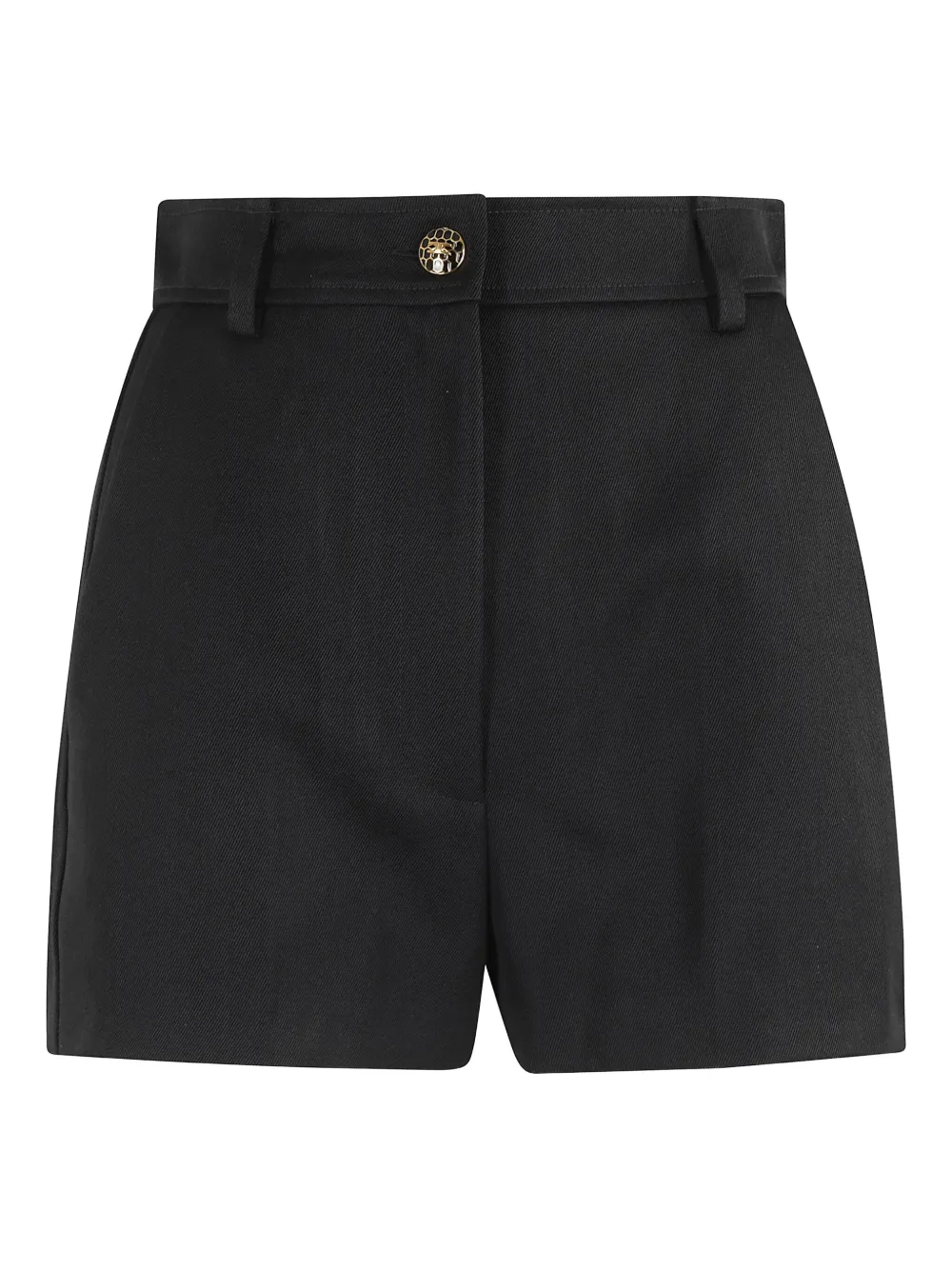 Elisabetta Franchi Pressed-crease Shorts In Black