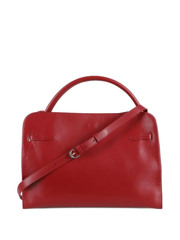 FRANCESCO BIASIA Always-On clasp-fastening Tote Bag | Red | FARFETCH