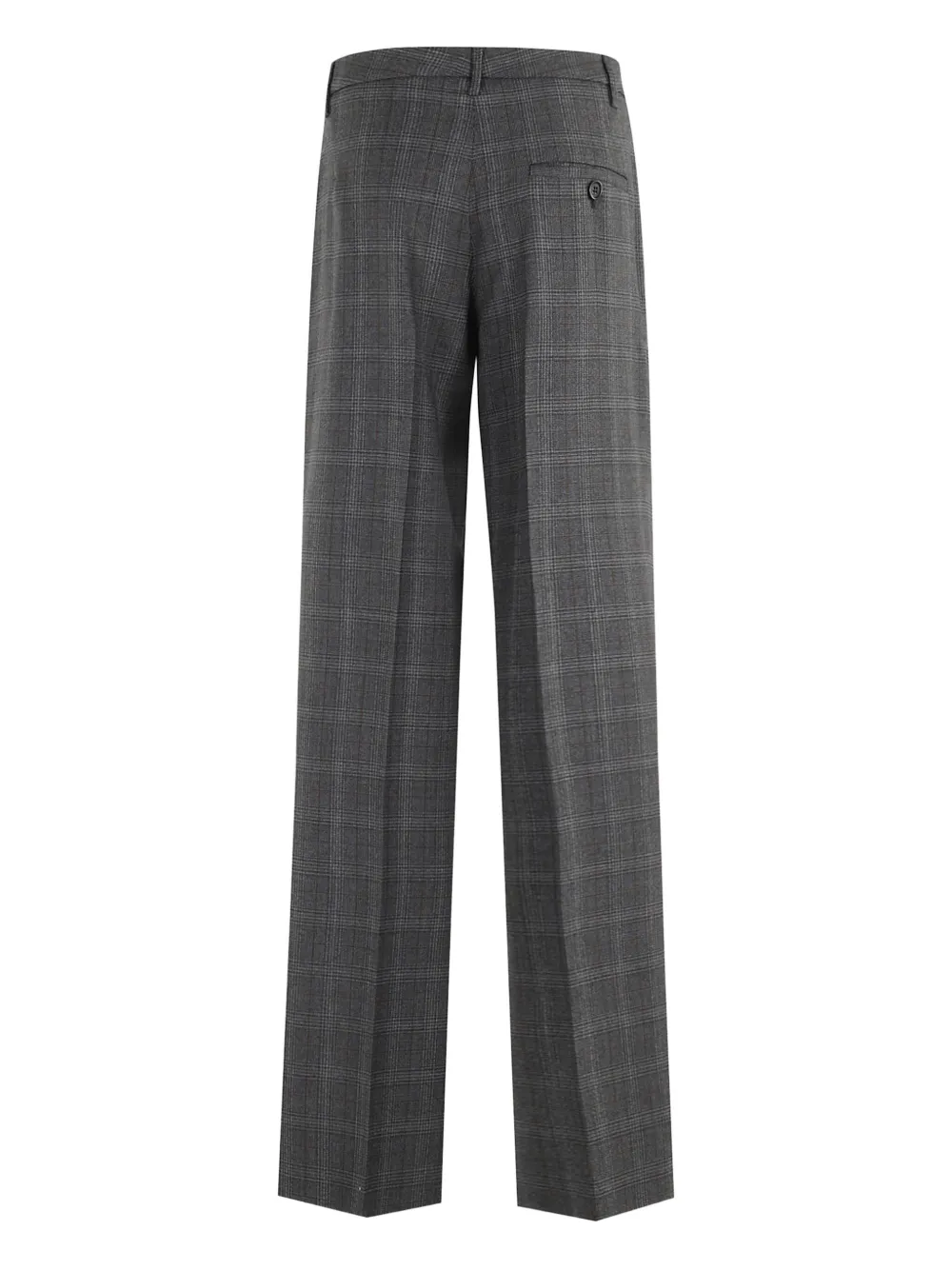 ASPESI checked trousers - Grijs