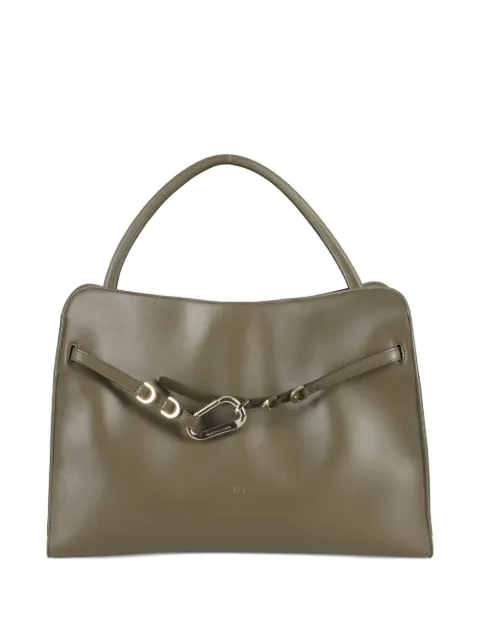 BIASIA Always-On clasp-detail leather tote bag