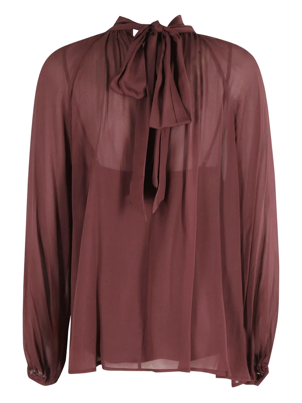 Isabelle Blanche semi-sheer blouse | Blouses | Image 2