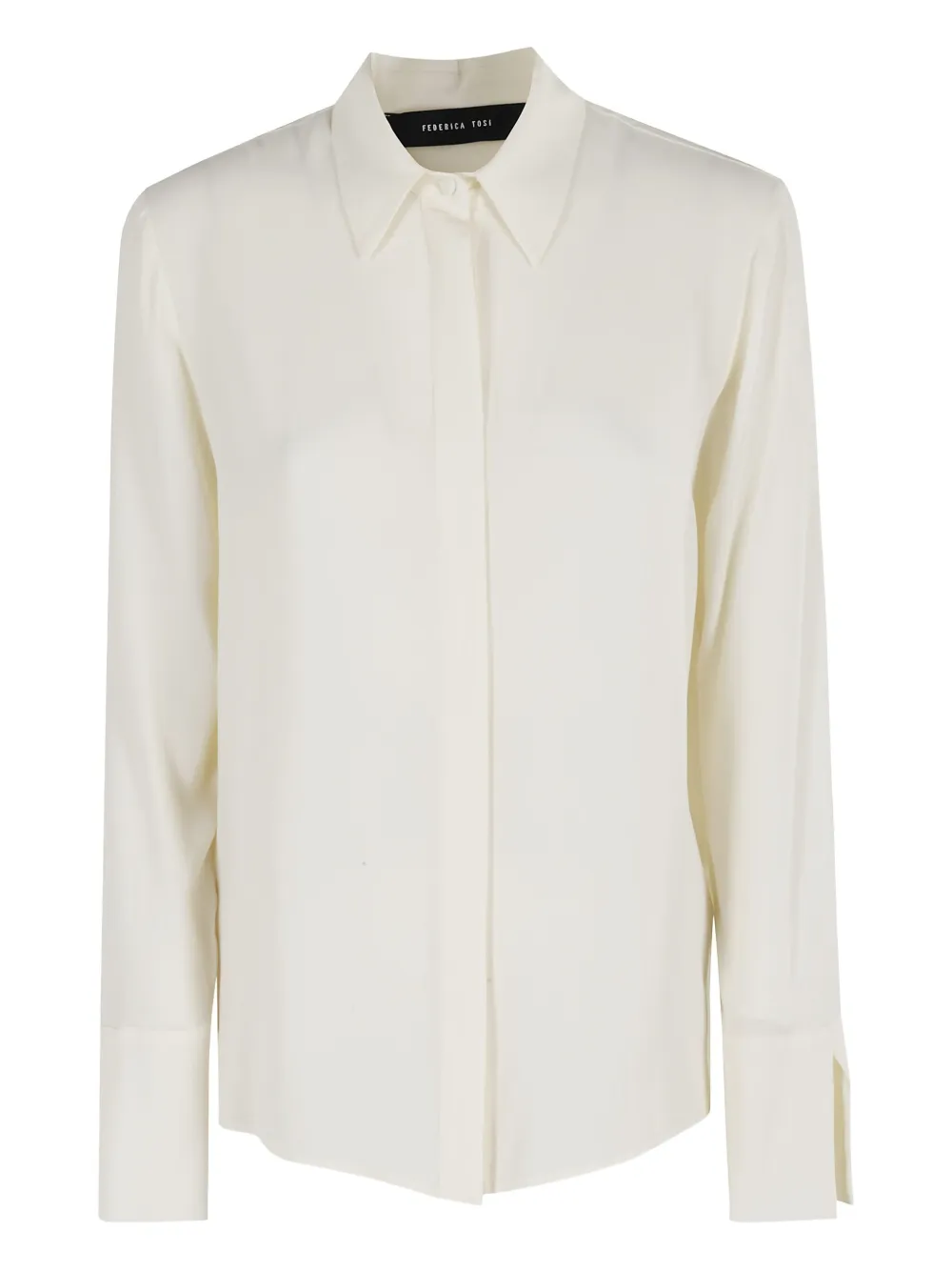 Federica Tosi classic-collar long-sleeve shirt | Neutrals | Image 1