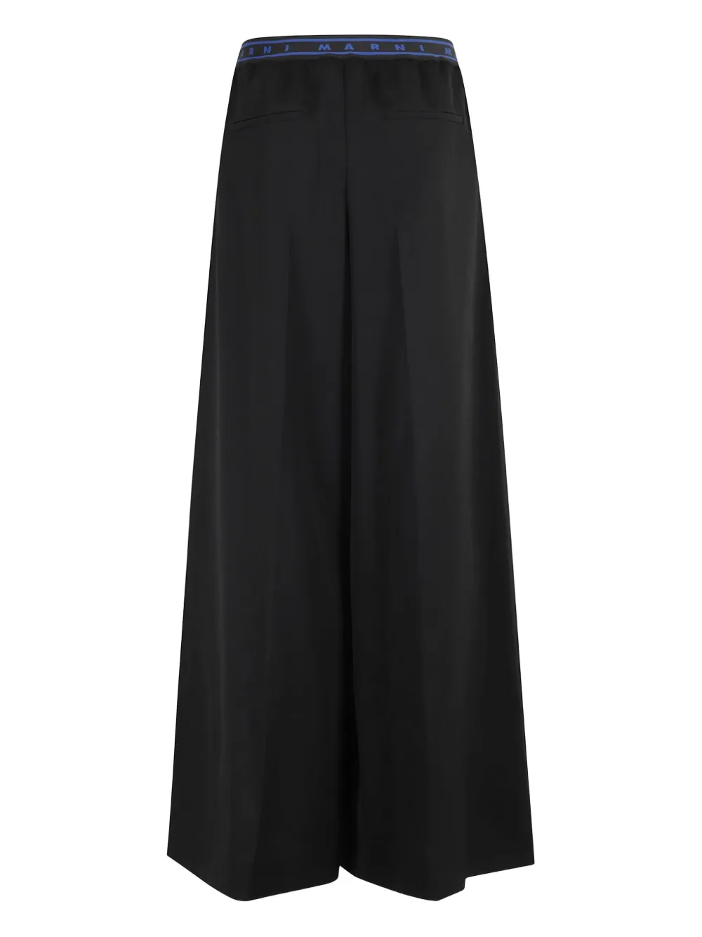 Marni logo waistband trousers - Zwart