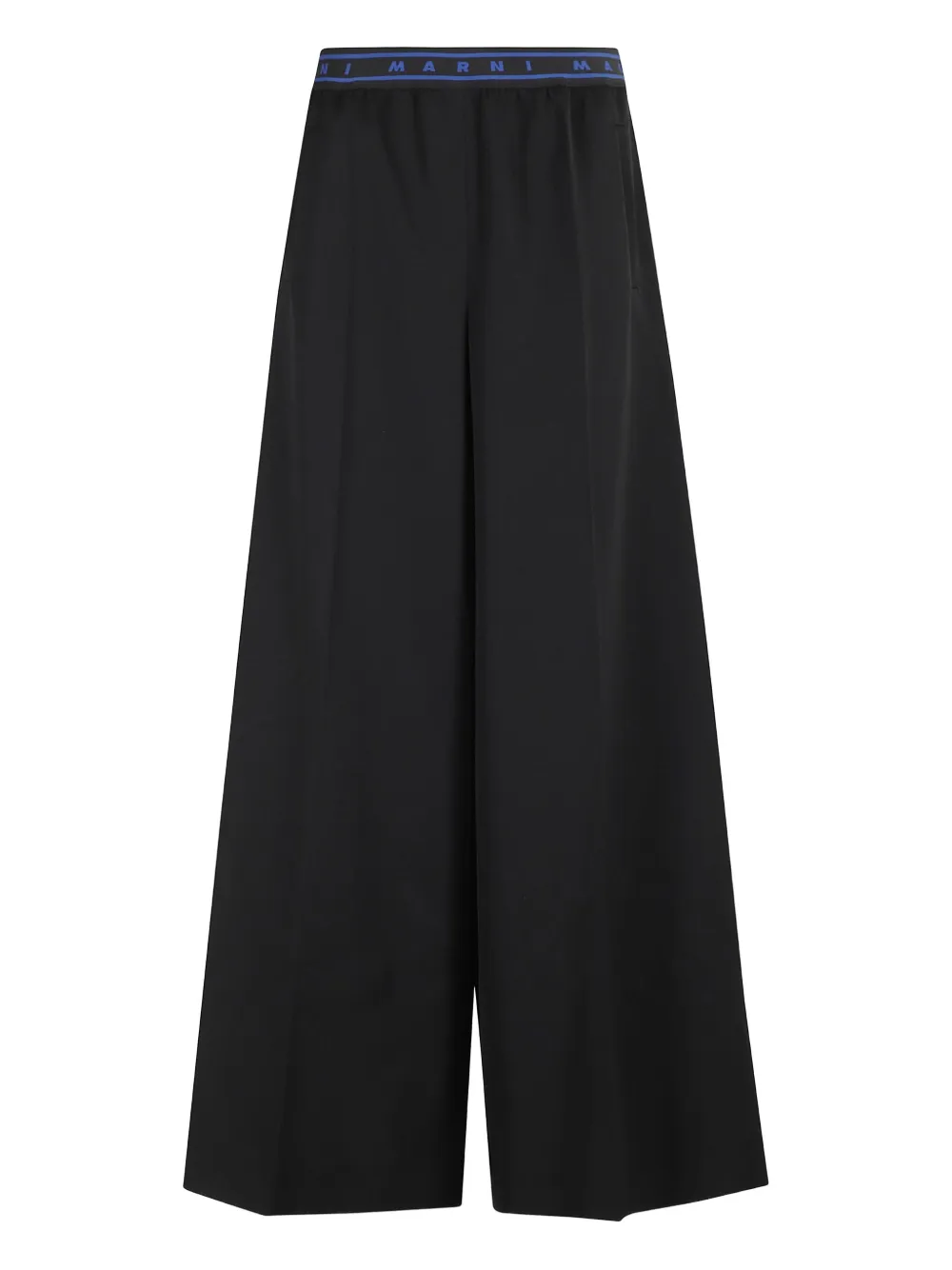 Marni logo waistband trousers | Black | Image 1