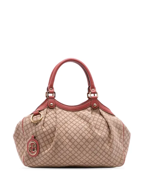 Gucci Pre-Owned 2016-2025 Medium Diamante Canvas Sukey tote bag