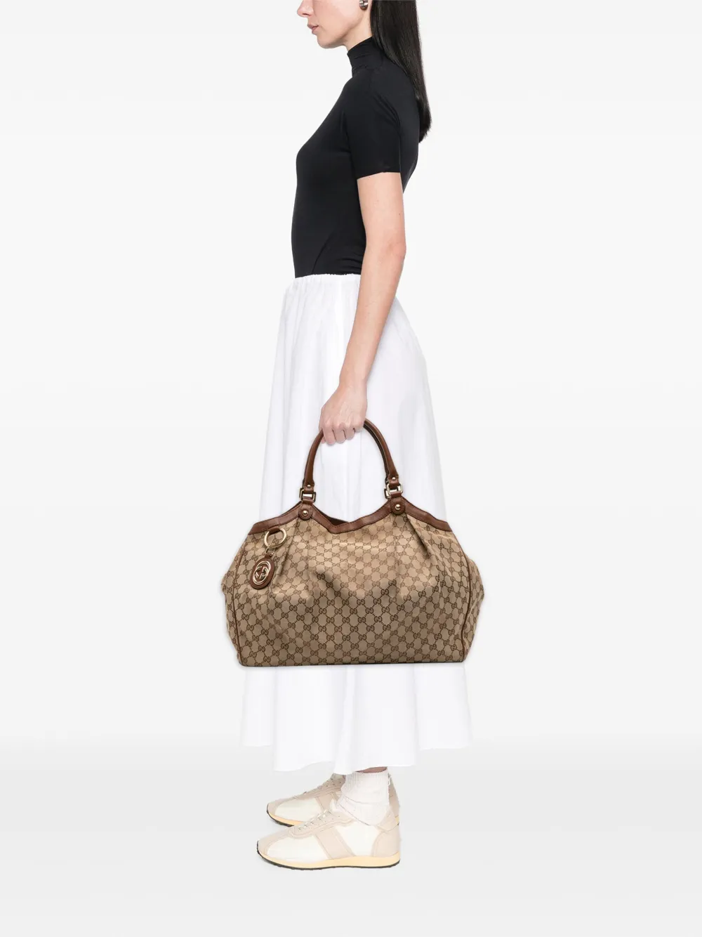 Gucci Pre-Owned 2016-2025 Large GG Canvas Sukey tote bag | Pre-Owned | Image 2