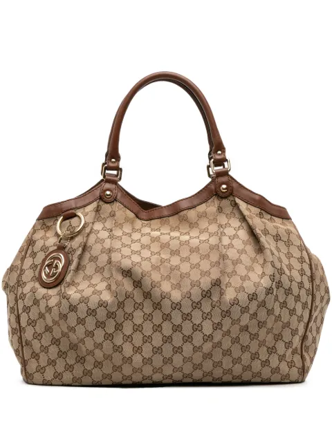 Gucci Pre-Owned 2016-2025 Large GG Canvas Sukey tote bag