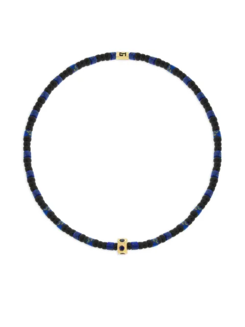 LUIS MORAIS pulsera en oro amarillo de 14kt con zafiro
