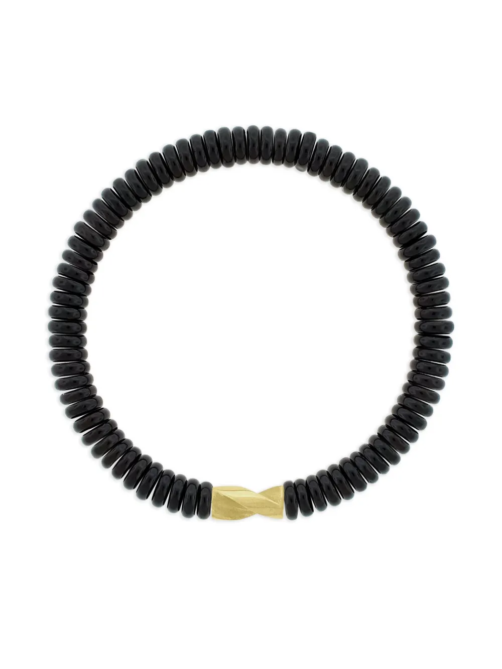 LUIS MORAIS pulsera en oro amarillo de 14kt con ònix | dorado | Image 1