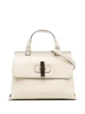Gucci Pre-Owned 2016-2025 Small Leather Bamboo Daily satchel - White