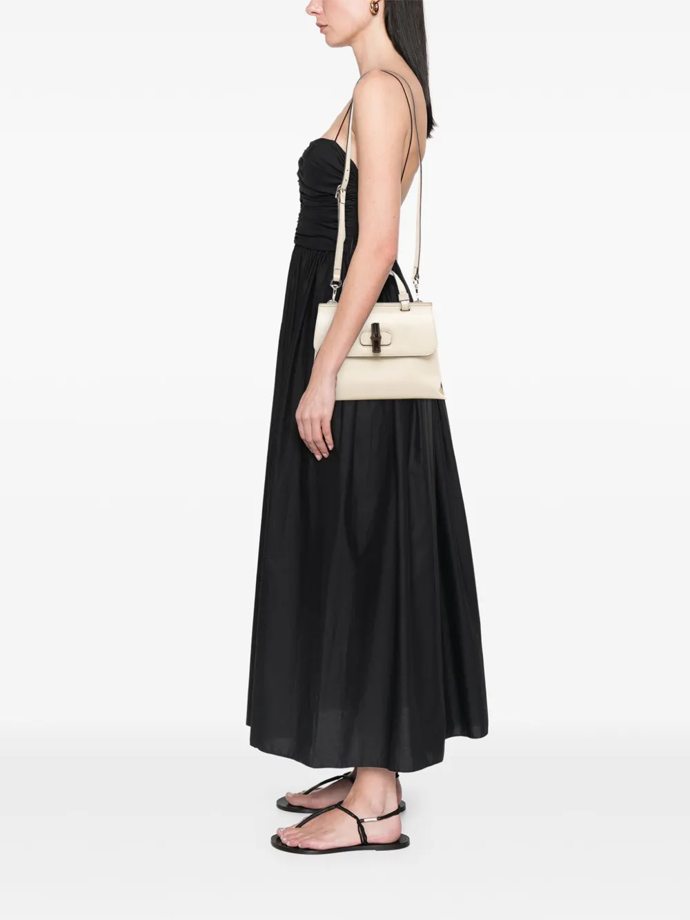 Gucci Pre-Owned 2016-2025 Small Leather Bamboo Daily satchel | Pre-Owned | Image 2