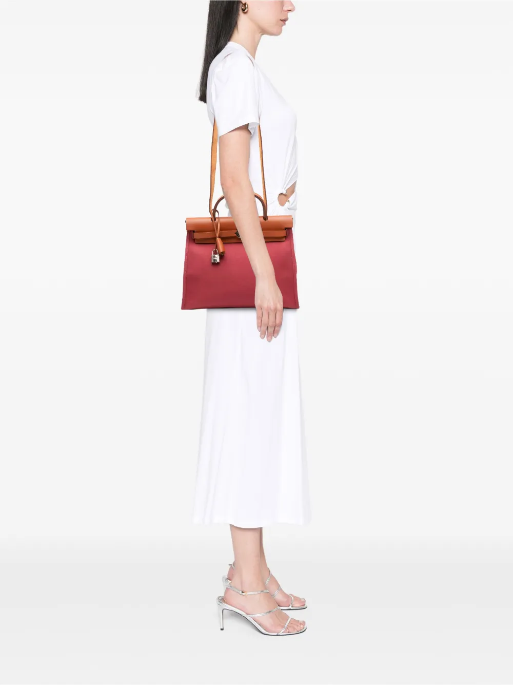 Hermès Pre-Owned 2015 Toile Herbag Zip 31 satchel | Pre-Owned | Image 2