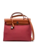 Hermès Pre-Owned 2015 Toile Herbag Zip 31 satchel - Brown
