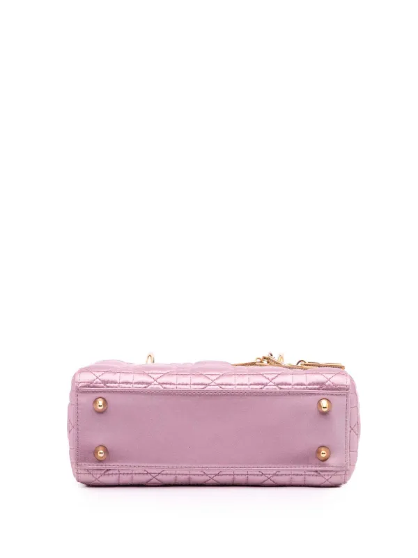 Cannage Satin Bag Lady Dior Satin Swarovski Christian Dior Pre