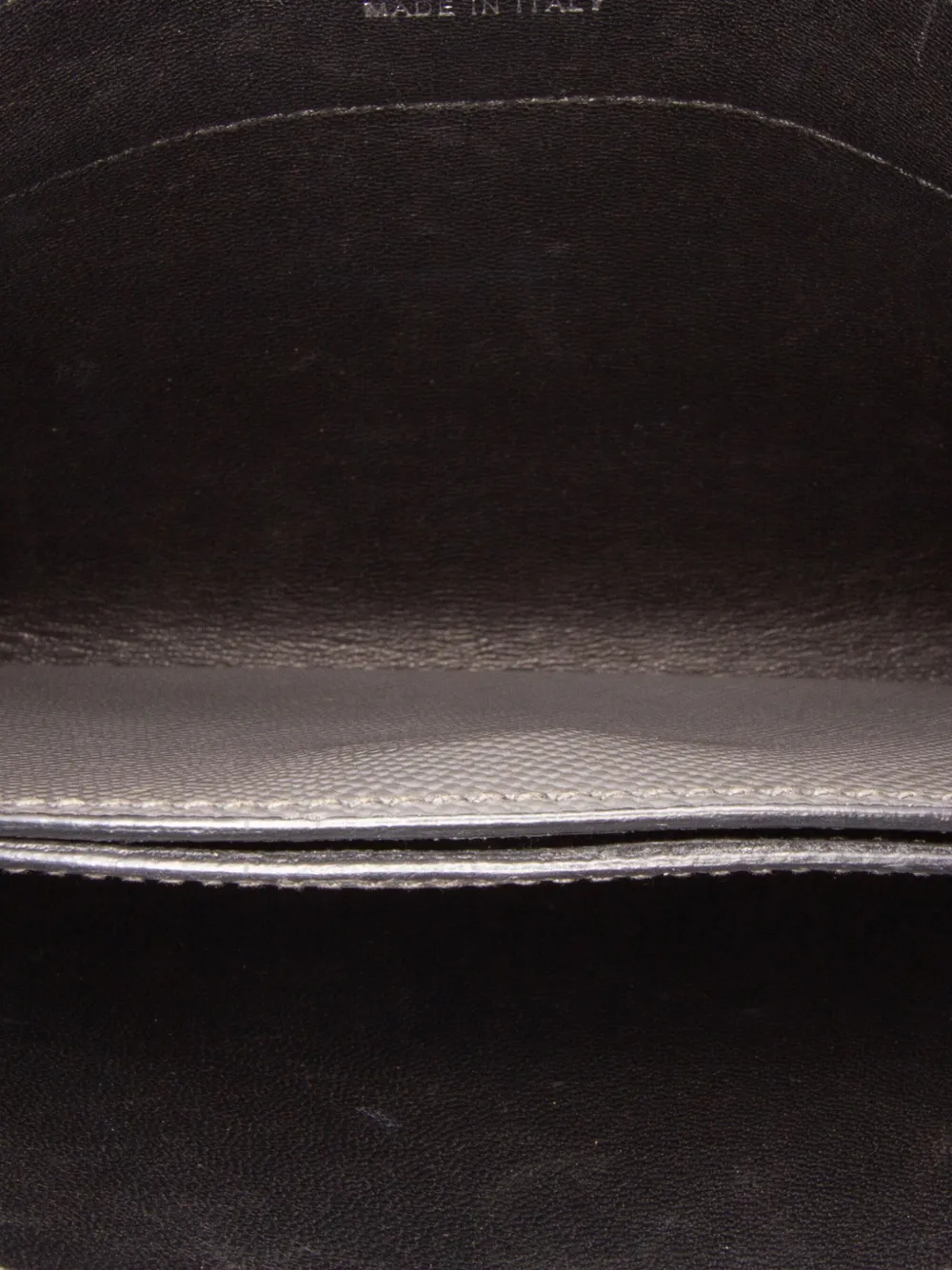 Pre-owned Prada 2013-2025 Saffiano Cuir Twist Lock Chain Flap Crossbody Bag In Gray