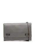 Prada Pre-Owned 2013-2025 Saffiano Cuir Twist Lock Chain Flap crossbody bag - Grey