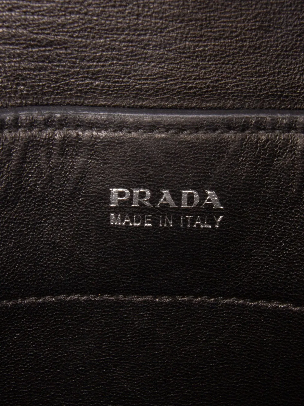 Pre-owned Prada 2013-2025 Saffiano Cuir Twist Lock Chain Flap Crossbody Bag In Gray