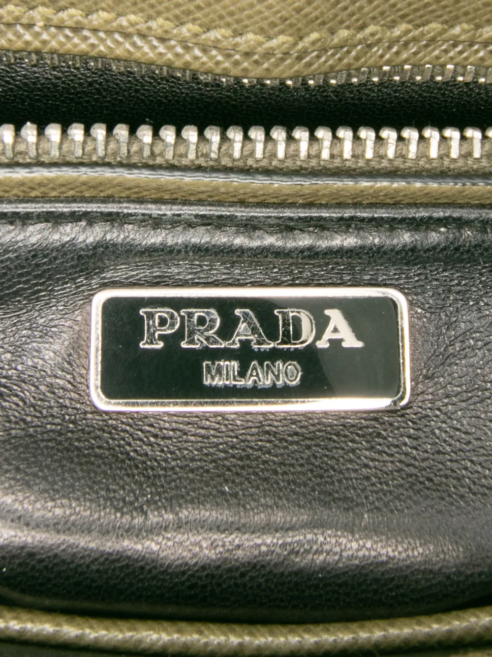 Pre-owned Prada 2010-2025 Small Saffiano Lux Sound Satchel In Brown