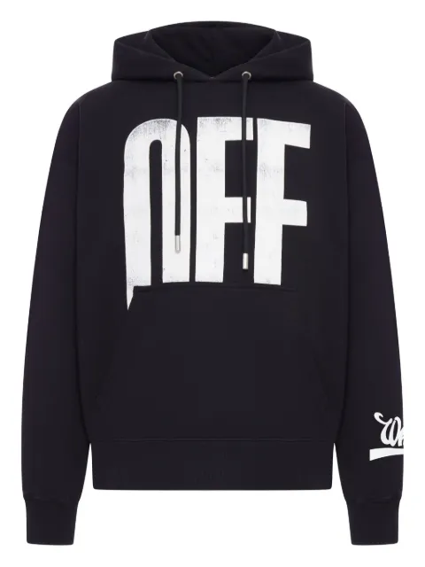Off-White print hoodie