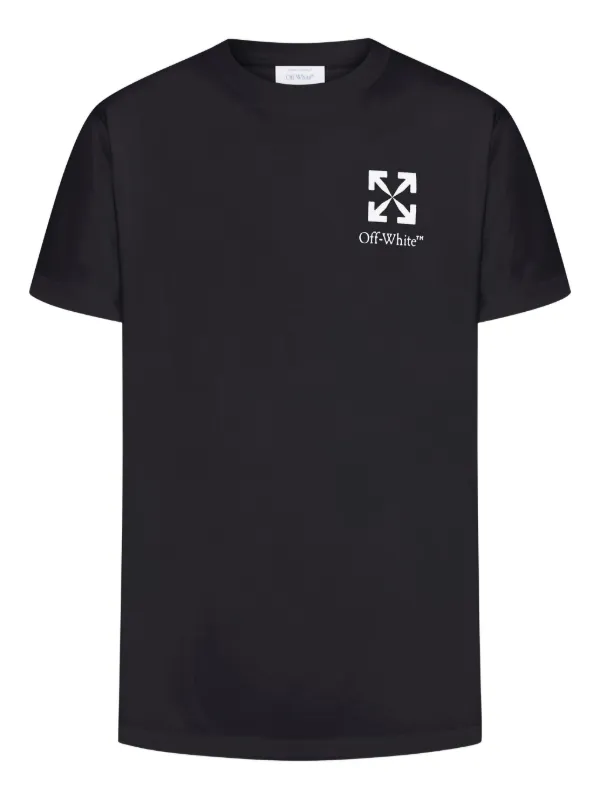 Off-White arrow-logo T-shirt Black FARFETCH IN
