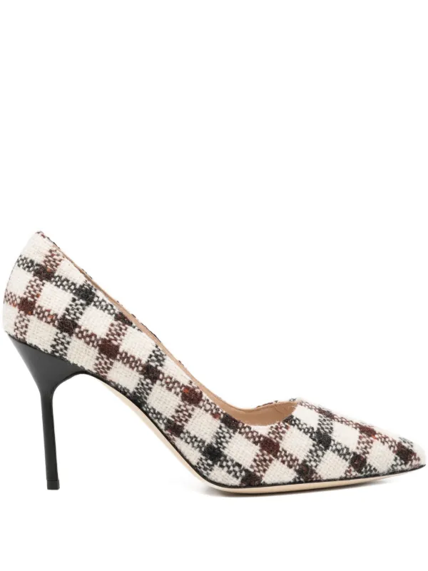 Manolo Blahnik 90mm BB Pumps in Neutrals