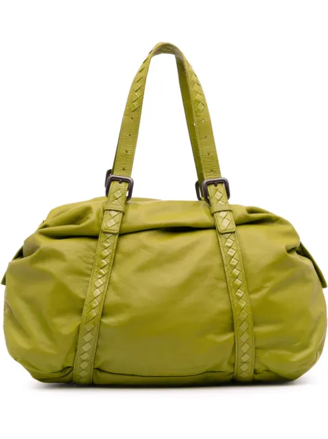 Bottega Veneta Pre-Owned 2010 Intrecciato Trimmed Nappa travel bag