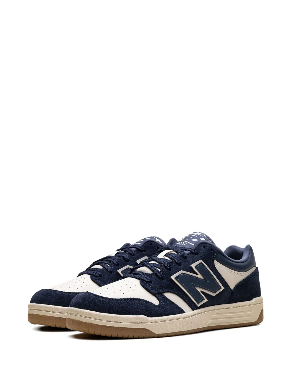 New Balance 480 suede leather trainers Blue