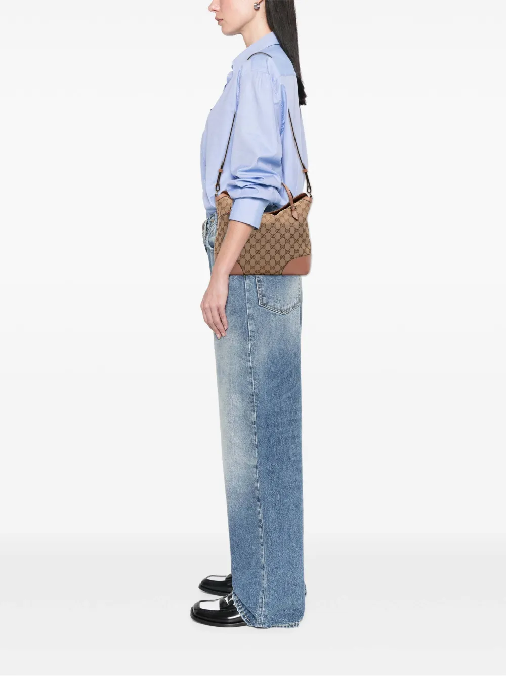 Gucci Pre-Owned 2016-2025 Medium GG Canvas Bree satchel | Pre-Owned | Image 2