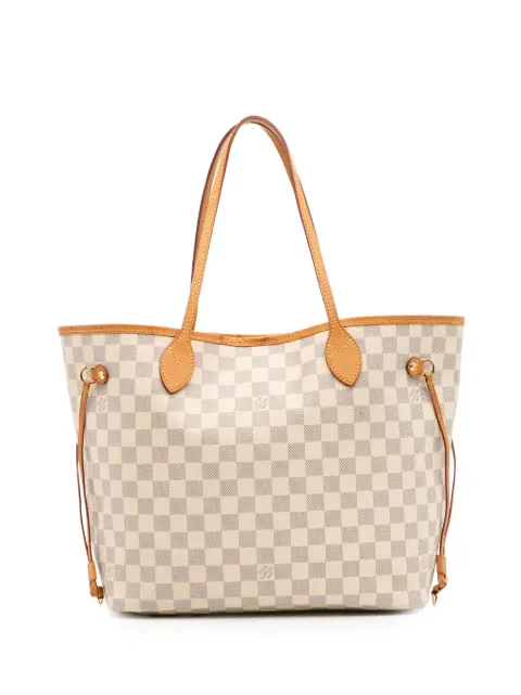 Louis Vuitton Pre-Owned 2018 Damier Azur Neverfull MM tote-taske
