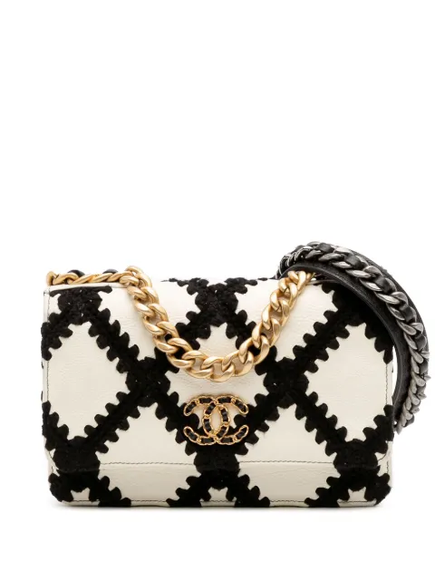 CHANEL Pre-Owned portefeuille Crochet 19 à bride en chaîne (2020)