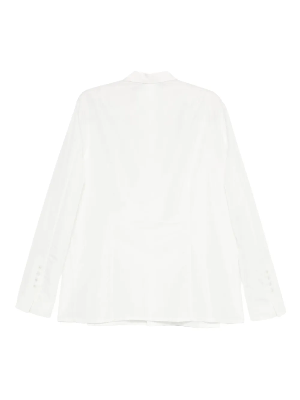 Sapio Long-sleeved Buttoned Shirt In White